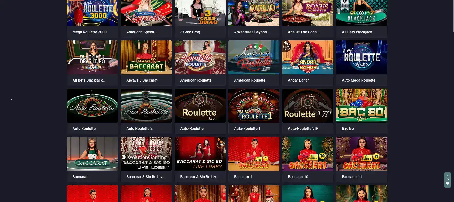 мобильная версия F1 casino